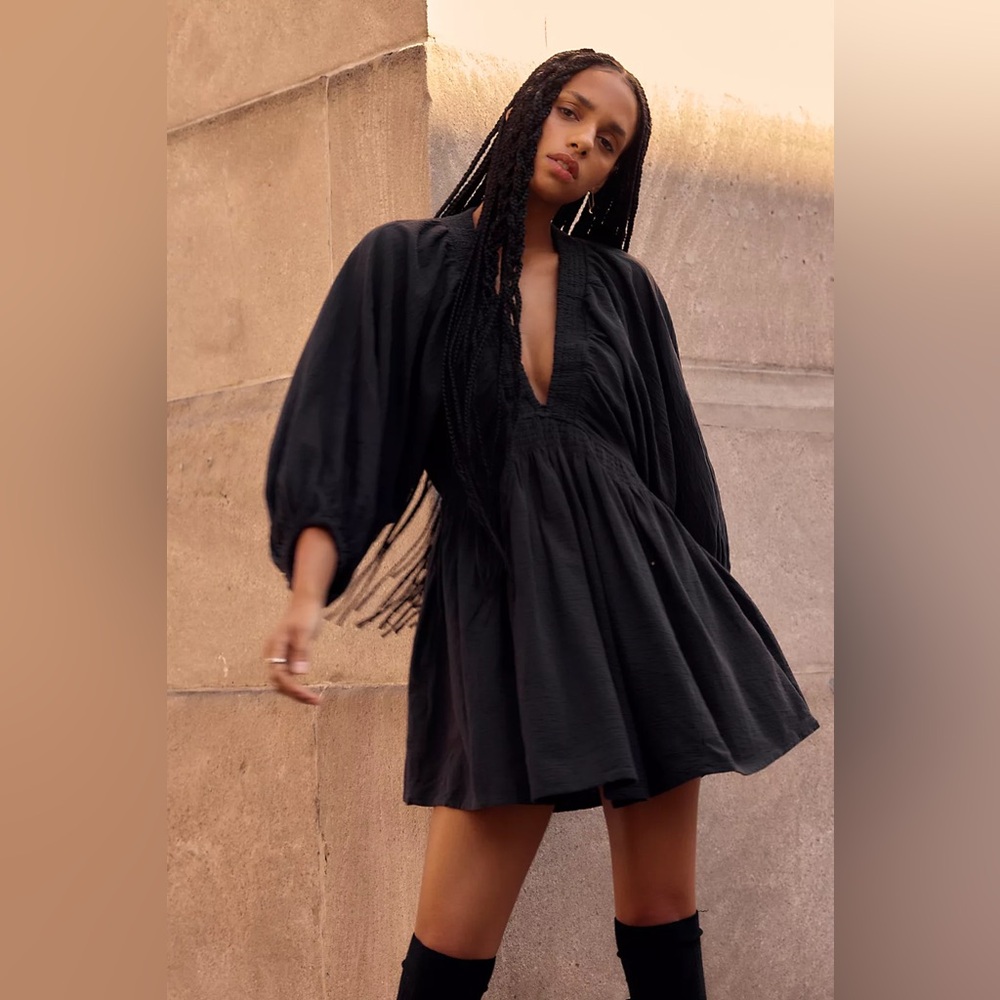 Elegant Black Women's Dress